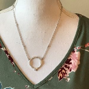 Judith Ripka Sterling Silver Garland Necklace 20"